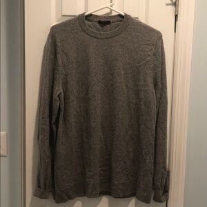 The Row Men's Crewneck Sweater "Olivier" - Grey Melange Size Large